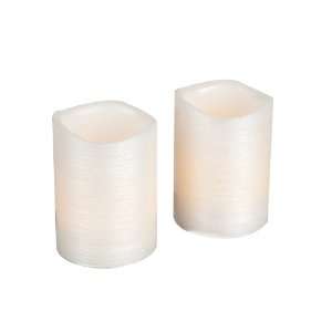   Inch Wax Glitter Pearl White Color Flameless LED Votive 
