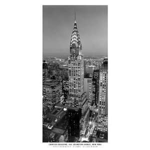  Chrysler Building by Henri Silberman. Size 17.00 X 35.75 