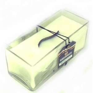  RECTANGLE GLOWING EMBERS RibbonWick Scented Candle