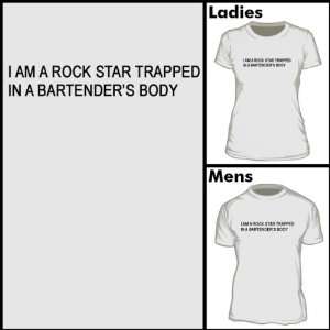  INK CORRECT T SHIRT Im a rock star trapped in a bartender 
