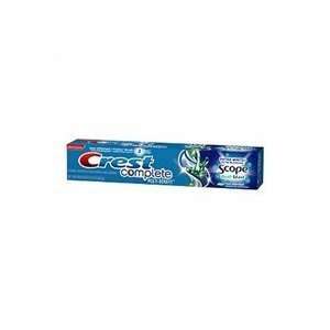 Crest Fluoride Toothpaste, Extra White+ Scope Dual Blast, Fresh Mint 