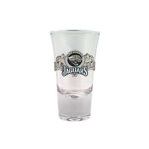  Jacksonville Jaguars Pewter Team Logo Flared Shooter Glass 