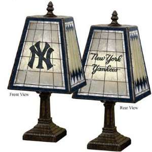  New York Yankees Glass Table 14 Lamp