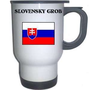  Slovakia   SLOVENSKY GROB White Stainless Steel Mug 