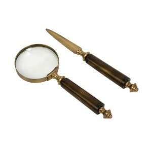  Soren Small Magnifying Glass and Letter Opener Office 