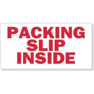  Packing Slip Inside Coated Paper Label, 4 x 2 Office 