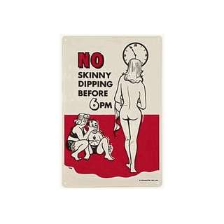 Poolmaster 41356 No Skinny Dipping No.2 Sign for Residential Pools