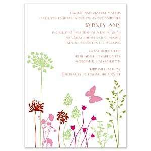  Pink Meadow Invitation Wedding Invitations Health 