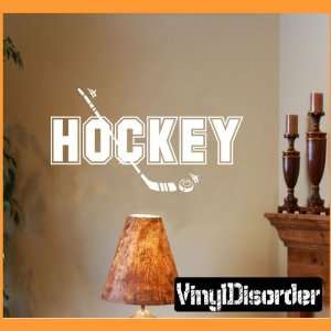 Hockey Hockey Stick Sports Vinyl Wall Decal Sticker Mural Quotes Words 