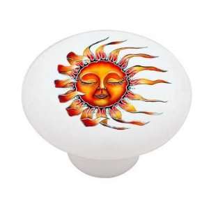  Sleepy Sun Decorative High Gloss Ceramic Drawer Knob