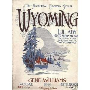  Sheet Music Wyoming Lullaby 84 