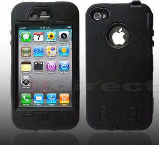   PROOF HARD CASE COVER + SCREEN PROTECTOR FOR IPHONE 4 4S SIRI  