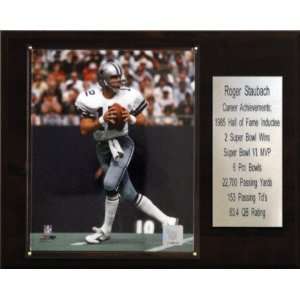  NFL Roger Staubach Dallas Cowboys Career Stat Plaque 