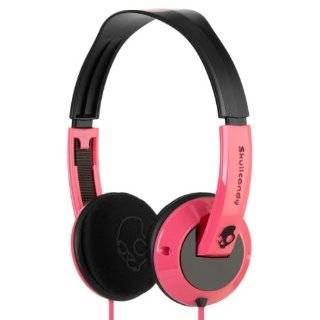 Skullcandy Uprock On Ear Headphone S5URDZ 134 (Pink/Black 