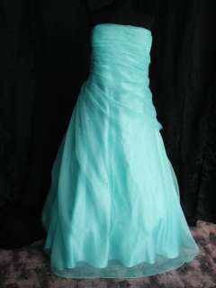 AQUA Prom Quince Pageant SATIN Ball Gown dress size 32 PRINCESS long 