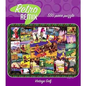  Retro Remix   Vintage Golf 550pc Toys & Games