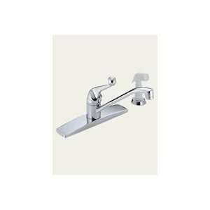  Delta Classic Kitchen Faucet with Spray Chrome 400 WFTP 