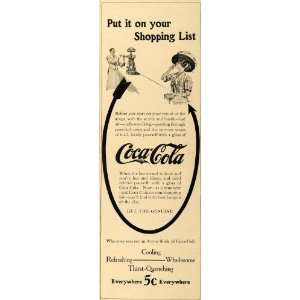  1909 Ad Coca Cola Arrow Soda Pop Fountain Refreshment 