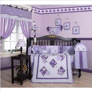   CF 2031 Boutique Butterfly 13 Piece Crib Bedding Set in Lavender Baby