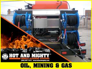   , HOT WATER, TRAILER MOUNTED WASHER, OIL FIELD CLEANING UNIT  