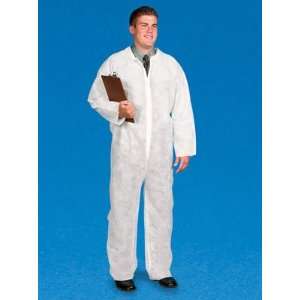  White Polypropylene Coveralls   XX Large