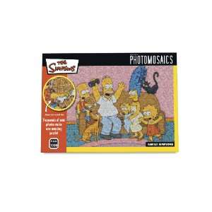  The Simpsons Family Photomosaic 1000 Piece Jigsaw Puzzle 