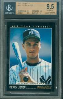 1993 Pinnacle DEREK JETER #457 BGS 9.5 Rookie Yankees HOF 3,000 Hits 