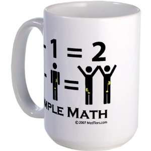 Simple Math Health Large Mug by  