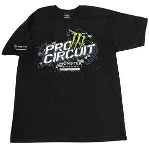  Pro Circuit Monster Dirt Champ T Shirt   X Large/Black 