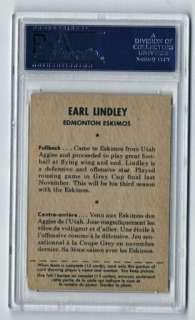 1956 Shredded Wheat Earl Lindley #8B Graded PSA 4  