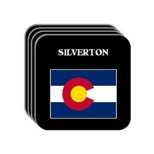  US State Flag   SILVERTON, Colorado (CO) Set of 4 Mini 