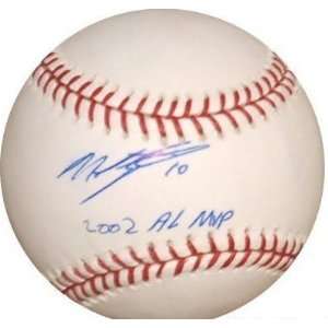  Miguel Tejada 2002 AL MVP SIGNED MLB Baseball IRONCLAD 