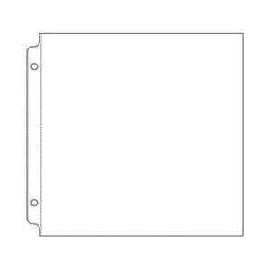  3 Ring Page Protectors 6X6 10/Pkg