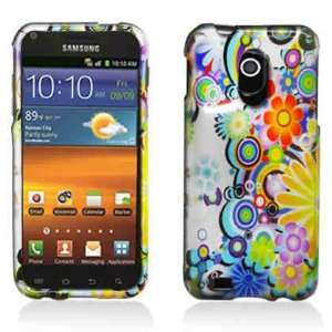  Silver Colorful Rainbow Daisy Flower Samsung Epic 4G Touch 