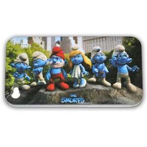  Smurfs Hard Case for Iphone 4g/4s Ib065h + Free Screen 