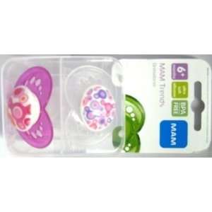  Mam 6Mth+ Trends Sili Pacifier Case Pack 24 Baby