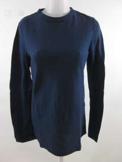 PROENZA SCHOULER Navy Blue Long Sleeve Shirt Top Sz M  