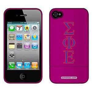  Sigma Phi Epsilon letters on AT&T iPhone 4 Case by Coveroo 