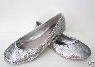 Dazzling Pailette Ballet Casual Women Flats Shoes Size  