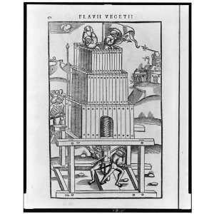    Telescoping siege machine,Siege Warfare,Tower,1532