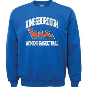 Kingsborough Community College Wave Royal Blue Womens Basketball Arch 