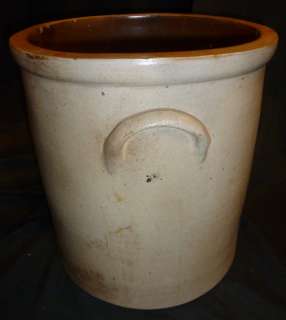 ANTIQUE HART SHERBURNE STONEWARE CROCK W BENNINGTON DEER  