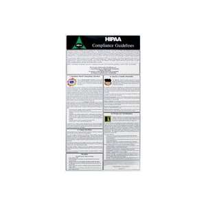   HWC PT# # HWC  Poster HIPAA Compliance Chart 17x31 Ea by, HPT# C, Inc