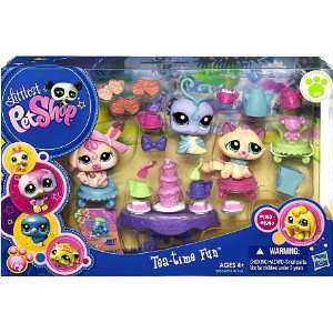  Littlest Pet Shop Figures Themed Playset Tea Party Teatime 