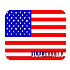  US Flag   Libertyville, Illinois (IL) Mouse Pad 