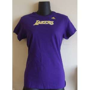  Adidas Lakers Crew Neck Shirt Womens XLarge Everything 