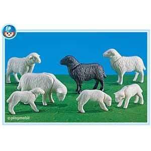  Playmobil Sheep (4) with Lambs Toys & Games