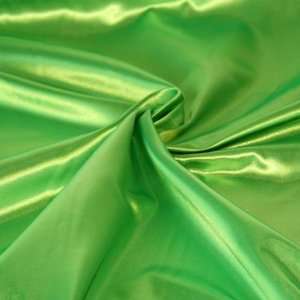  63 Wide X 60 Ft, 20 Yard Apple Green Satin Fabric 