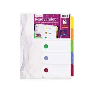   Product By Avery Consumer Produs   Designer Index Dividers 5 Tab Multi