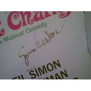 Verdon, Gwen Sweet Charity 1967 LP Signed Autograph Original Cast 